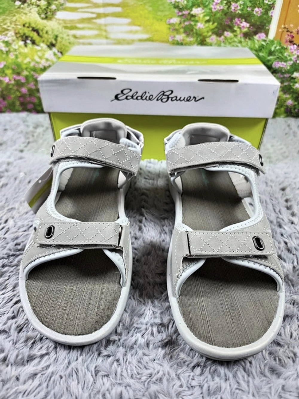 Eddie Bauer Paloma Women's Sandals in Gray US 7.5 M NEW In  Box.